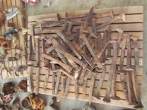 Outdoor Sculpture Of Found Railroad Steel 2 small