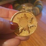 Brass Sun Pendant 2 small