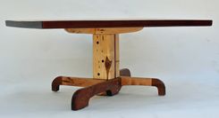 Forklift Pallet Pedestal Coffee Table 3 small