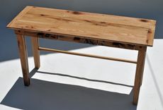 Forklift Pallet Writing Desk With Three Drawers 1 small