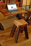 Computer Desk Stool From Construction Scraps 2 small