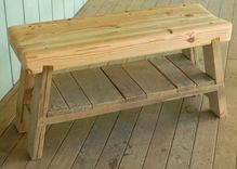 Shoe Bench From Salvaged Construction Scraps 1 small