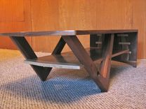 Walnut And Salvaged Oak Coffee Table 2 small