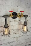 Henson Bath/Vanity Light With Wire Cages 2 small