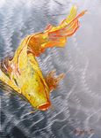 Koi Fish On Metal 3 small
