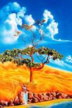 Women In White Dress Oil Painting Landscape Print, Visionscape Print 2 small