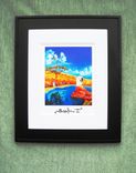 Women In White Dress Oil Painting Landscape Print, Visionscape Print 4 small
