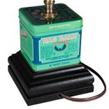 Mini Green Square Metal Table Lamp 3 small