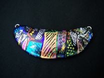 Rounded Crescent Collar Pendant 2 small