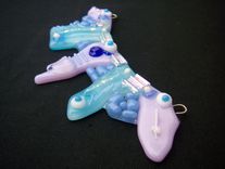 Chunky Crescent Collar Pendants 2 small