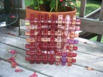 Woven Fused Glass Plates And Bowls 4 small