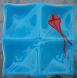 Fused Glass Appetizer Dish 5 small