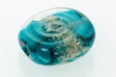Memorial Jewelry | "Touchstone" |Pet Memories In Glass 4 small