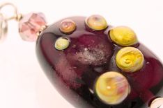 Memorial Jewelry | Koru Dots | Pet Memories In Glass 1 small