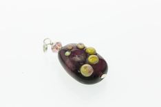 Memorial Jewelry | Koru Dots | Pet Memories In Glass 3 small