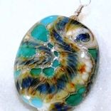 Glass Pendant Glass Art Revealed Icelandic Dream Series 1 small