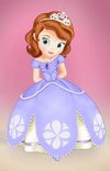 Sofia The First Princess Dress Gown - Toddler Size 1 small