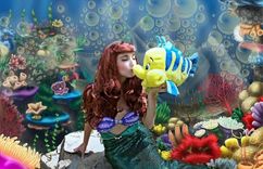 Ariel Resin Shells Painted Set (Resin Shell Bra Only) 1 small