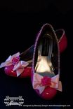 Sleeping Beauty Couture Style Adult Costume Pair Shoes Dress Shoes Custom Made 3 small