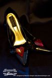 Queen Of Hearts Couture Style Adult Costume Pair Shoes Dress Shoes Custom Made 3 small