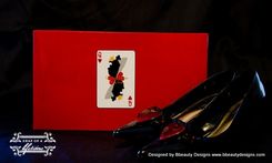 Queen Of Hearts Couture Style Adult Costume Pair Shoes Dress Shoes Custom Made 4 small