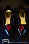 Queen Of Hearts Couture Style Adult Costume Pair Shoes Dress Shoes Custom Made 5 small