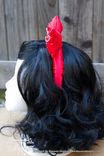 Snow White Jeweled Princess Bow Headband And Couture Wig Custom Made 2 small