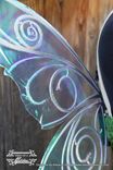 Tinkerbell Pixie Print Dress With Light Up Fairy Wings Costume 1 small