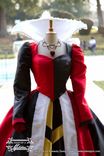 Queen Of Hearts Villains Custom Costume Dress Gown 3 small