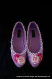 Rapunzel Couture Style Adult Costume Pair Shoes Dress Shoes Custom Made 3 small
