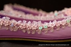 Rapunzel Couture Style Adult Costume Pair Shoes Dress Shoes Custom Made 4 small
