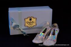 Cinderella Custom Made Shoe Box - Box Only 2 small