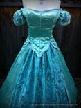 Ariel Mermaid Aqua Sea Foam Park Inspired Dress With Beaded Pearl Trim 1 small