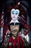 Tim Burton Alice In Wonderland Helena Boheme Carter Red Queen Costume 2010 2 small