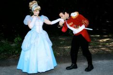 Prince Charming And Cinderella Couples Costume Adult 2 small