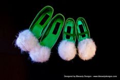 Tinkerbell Fairy Style Adult & Kids Costume Pair Shoes Dress Shoes Custom Made 2 small