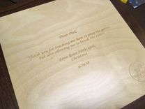 Walnut And Maple Checkers/Chess Board With Carved Border 4 small