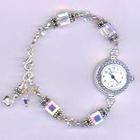 Custom Swarovski Crystal Beaded Watch 12 small