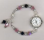 Custom Swarovski Crystal Beaded Watch 9 small