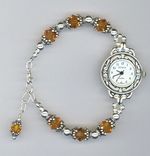 Custom Swarovski Crystal Beaded Watch 6 small
