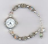Custom Swarovski Crystal Beaded Watch 14 small