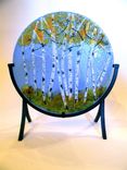 Aspen Fused Glass Round Panel 12 2 small