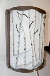 Aspen Winter Fused Glass Sconce 3 small