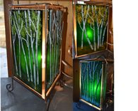 Three Seasons Fused Glass Table Lamp 2 small