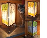 Three Seasons Fused Glass Table Lamp 4 small