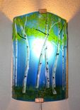 Aspen Grove Fused Glass Sconce 1 small