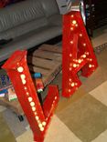 Large Huge Movie Marquee Letter Bulb Channel Any Letter Light Up Vintage 2 small