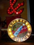 Endless Summer Vintage Marquee Surfer Girl Indoor Any Image Hand Painted 1 small
