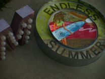 Vintage Marquee Art Letter M Metalic Pink 12 5 small