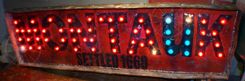 Indoor Vintage Marquee Art Montauk 15 X 45 Any City By Aranacci Deluxe 3 small